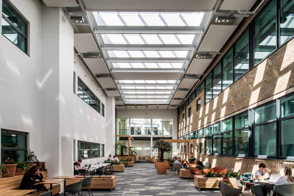 Lancaster - Environment - Centre - LEC - Atrium - Communal Space - Lancaster University - Lancaster - Education - Wilson Mason - 2