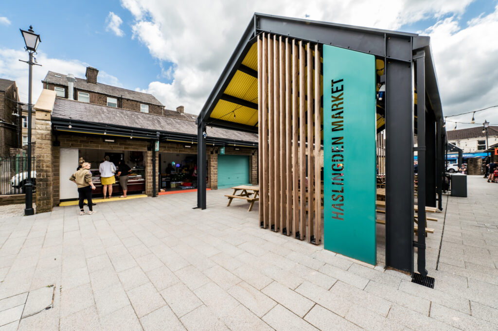 Haslingden - Market - Retail - Hospitality - Food - Landscape - Refurbishment - Outdoor - Seating - South Ribble - Borough - Council - Wilson Mason - 4
