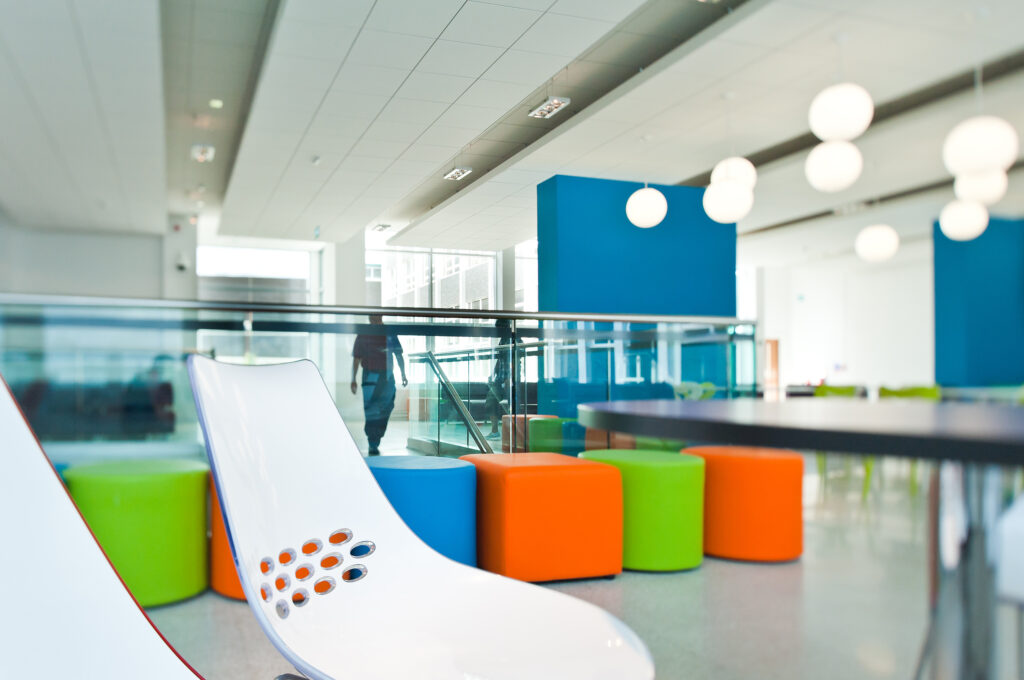 Allerton - Hub - University - Salford - Communal Space - faculty - health - social care - Salford - Wilson - Mason - 5