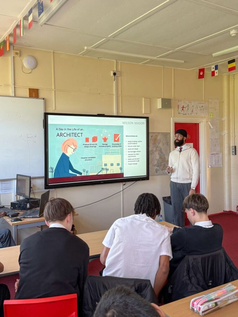 Rohan - Singh - Kalsi - National - Careers - Week - Lesson - Teaching - Construction - London - Wilson Mason - 1