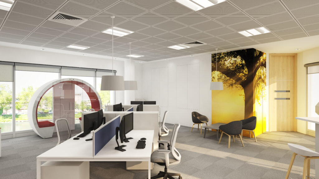 SPIE - Workspace - Office - Open Plan - Interior Design - Pod - SPIE - Manchester - Wilson Mason - 3